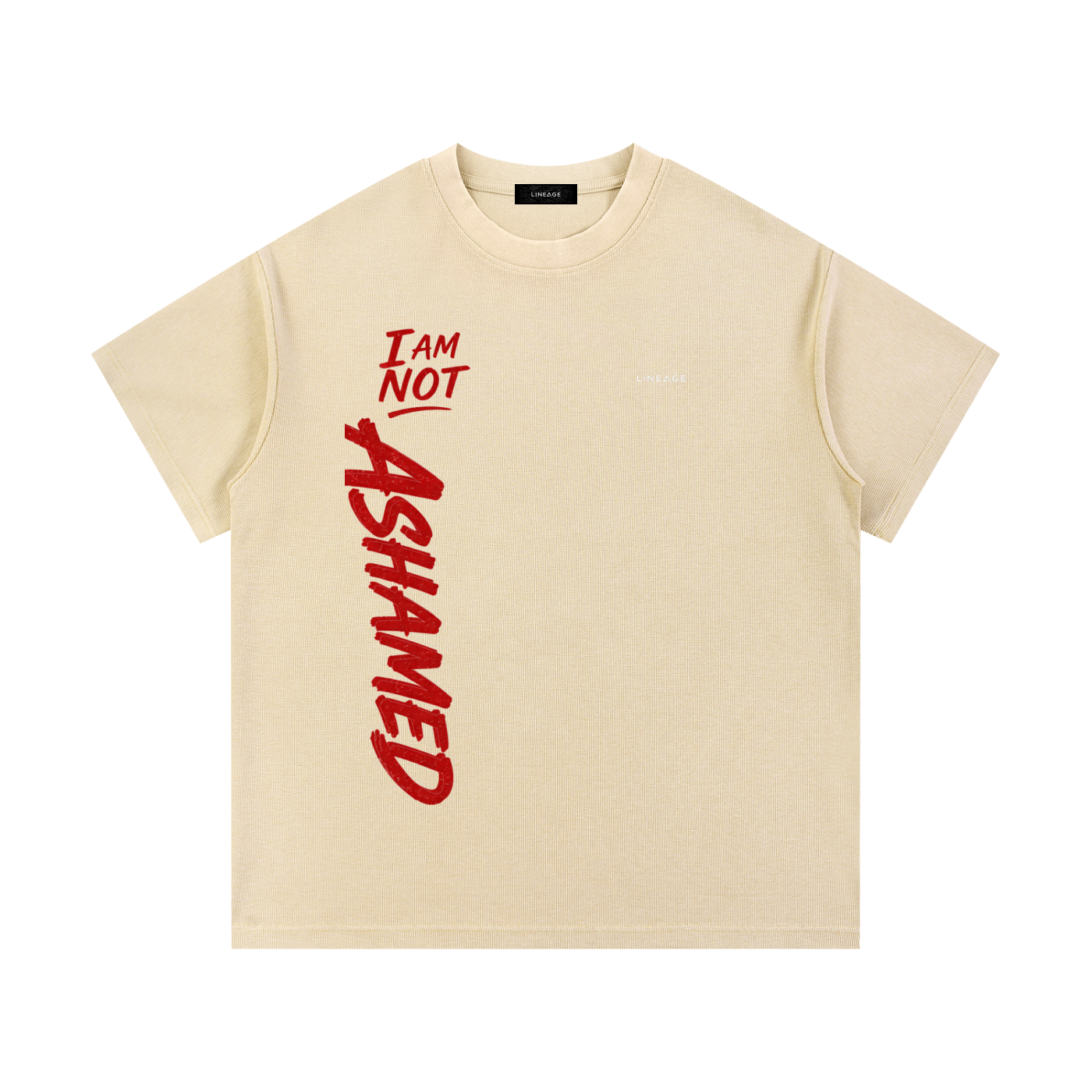 I Am Not Ashamed Waffle Knit T-Shirt