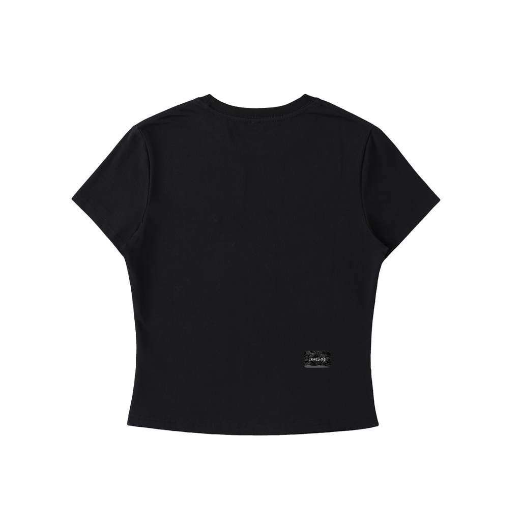GENESIS Women's Crewneck T (Black)