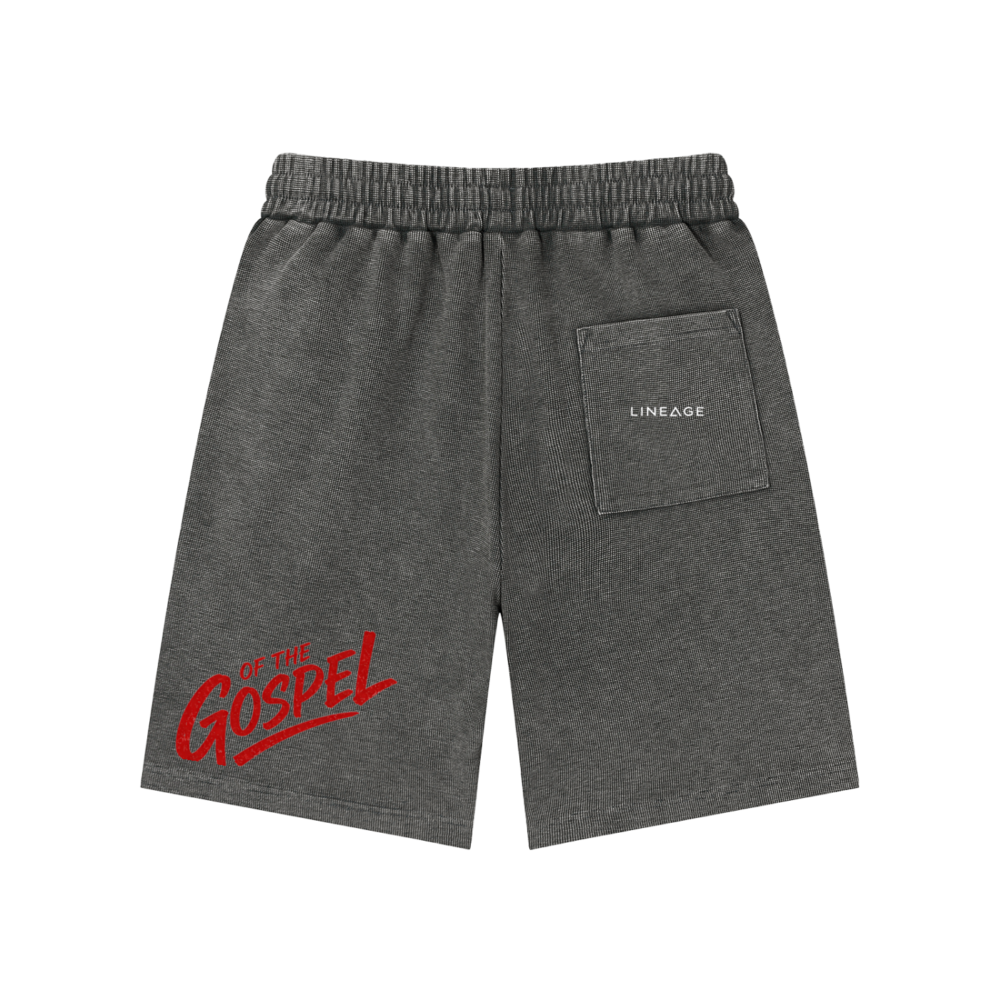 I Am Not Ashamed Waffle Knit Shorts