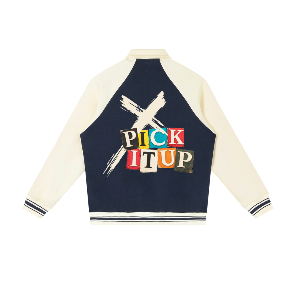 Pick It Up Baseball Jacket
