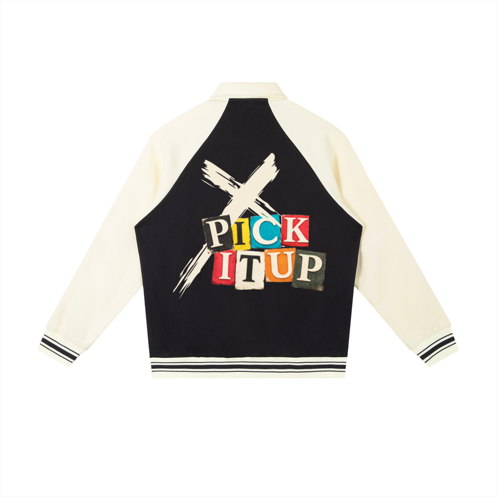 Pick It Up Baseball Jacket
