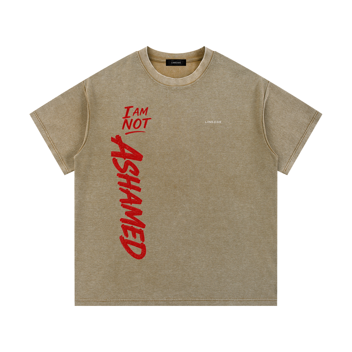 I Am Not Ashamed Waffle Knit T-Shirt