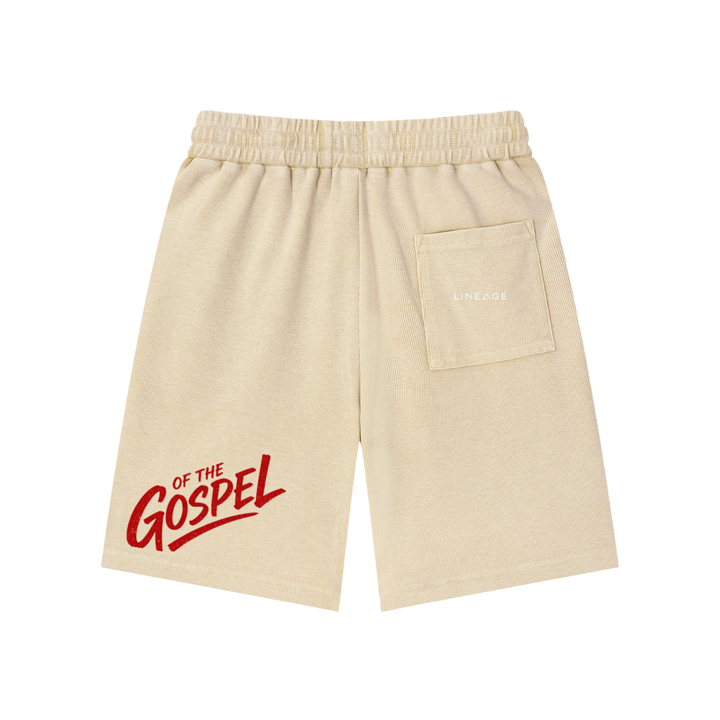 I Am Not Ashamed Waffle Knit Shorts