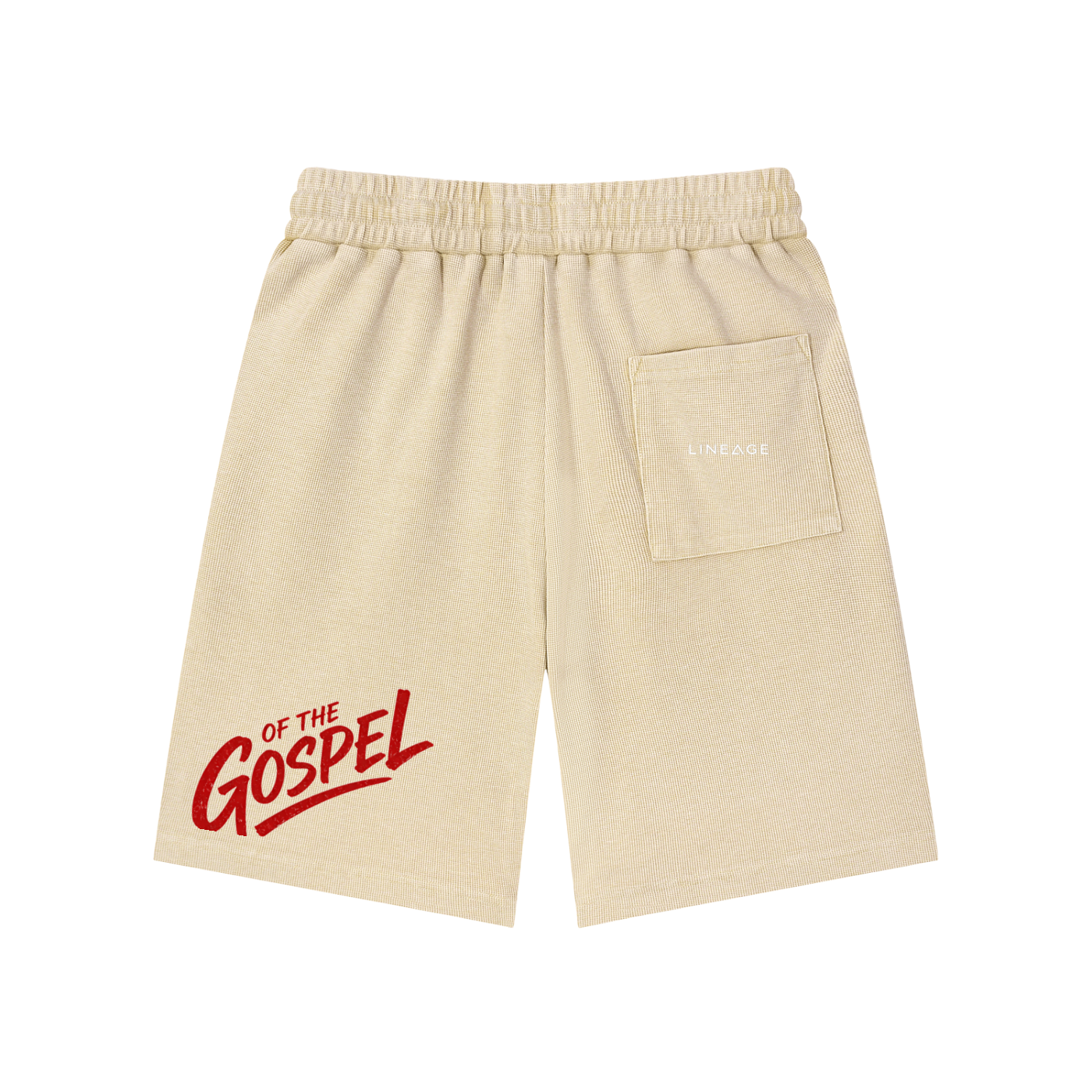I Am Not Ashamed Waffle Knit Shorts
