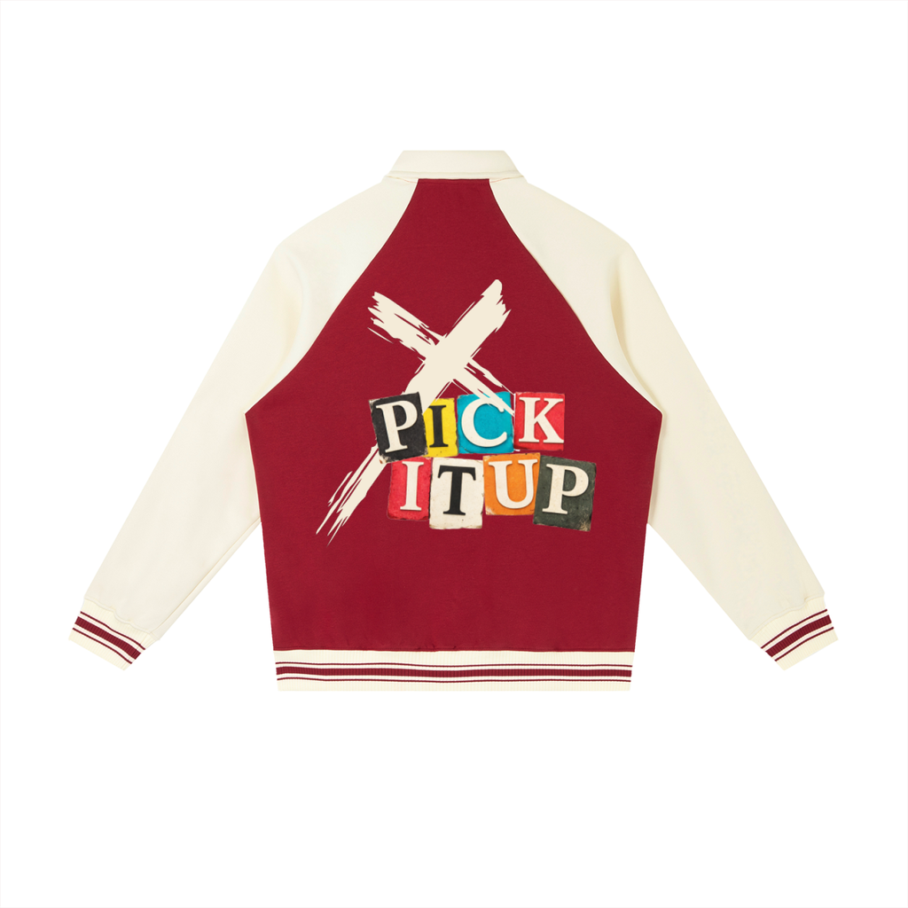 Pick It Up Baseball Jacket