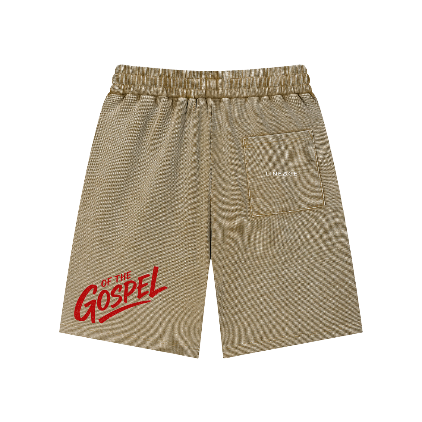 I Am Not Ashamed Waffle Knit Shorts